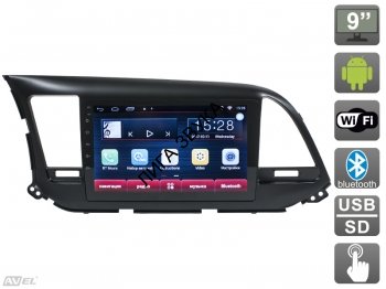 Штатная магнитола Hyundai Elantra VI (AD) AVIS Electronics AVS090AN (#003 slim) Android