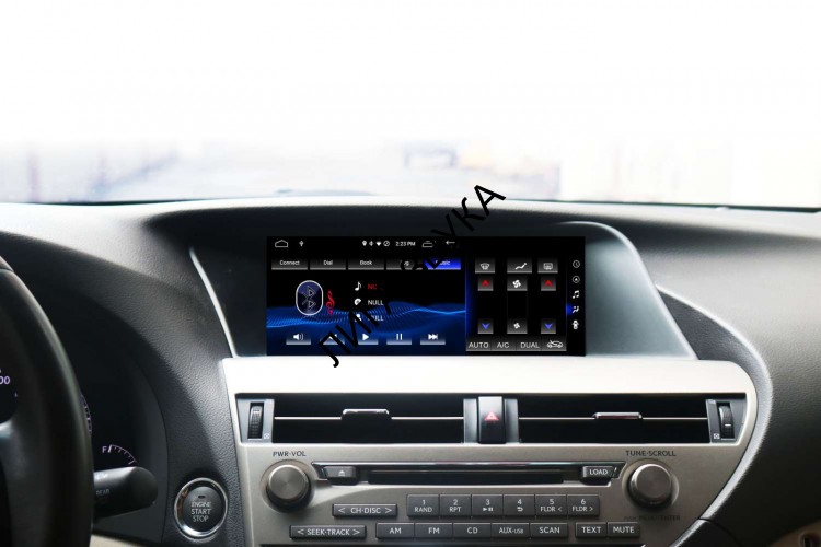 Штатная магнитола Lexus RX 2010-2015 монохром экран Carmedia MRW-3811 Android 4G модем