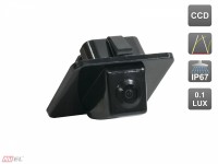 CCD штатная камера заднего вида с динамической разметкой Hyundai, Kia AVEL AVS326CPR (#155)