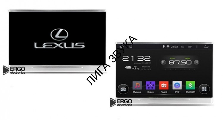 Навесной монитор Toyota, Lexus Ergo ER11LA Android