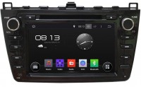 Штатная магнитола Mazda 6, Atenza 2007-2012 Carmedia KD-8001-P Android DSP чёрный глянец 