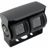 Двойная камера для грузового транспорта с сенсором CCD и защитным козырьком Pleervox PLV-CAM-TR02