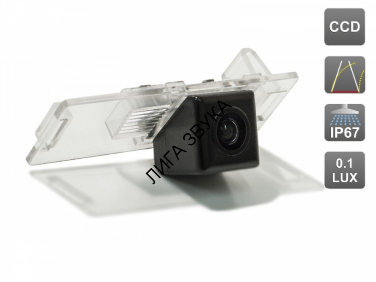 CCD штатная камера заднего вида с динамической разметкой Cadillac, Chevrolet, Opel AVEL AVS326CPR (#010)