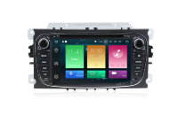 Штатная магнитола Ford Focus II, Mondeo, S-MAX, Galaxy, Tourneo/Transit Connect Carmedia MKD-7053-P5-8 Android 8.0 черный
