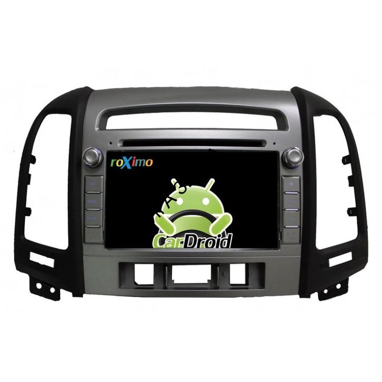 Штатная магнитола Hyundai Santa Fe 2006–2012 II Roximo CarDroid RD-2008D DSP 3 кнопки Android 8.0