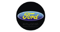 Светодиодная подсветка в дверь автомобиля с логотипом Ford (желтый) MyDean CLL-021