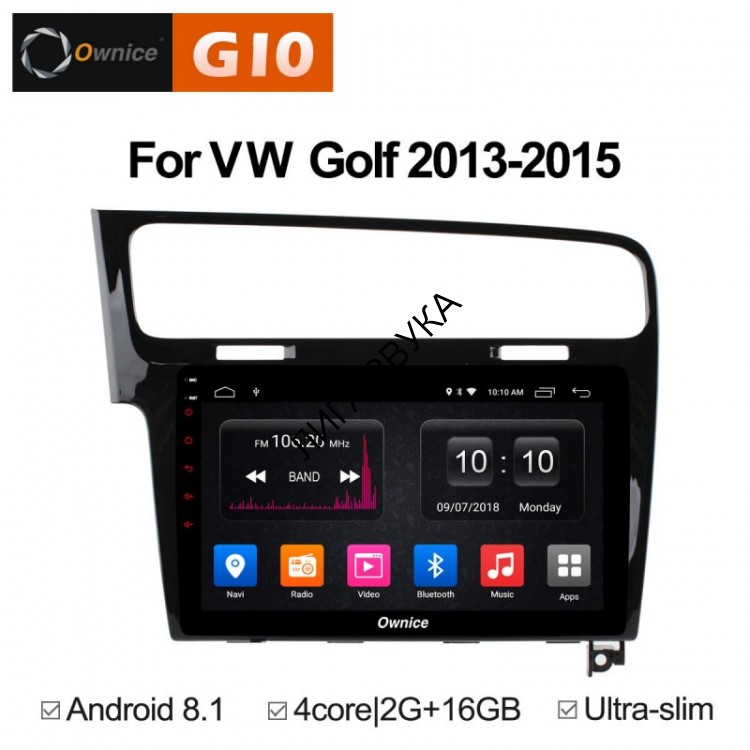 Штатная магнитола Volkswagen Golf 7 2013-2017 Roximo Ownice G10 S1907E Android 8.1 