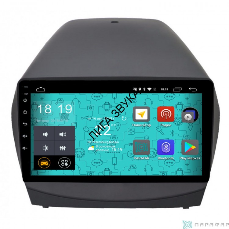 Штатная магнитола Hyundai IX35 2009-2015 Parafar PF361LTX Lite Android