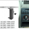 Переходная рамка Audi A2 (8Z) 1998-2005, A3 (8L) 2000, A4 (B5) 1999-2001, A6 (4B) 1997-2000, A6 (4B) 2003-2004 Carav 11-005 1DIN
