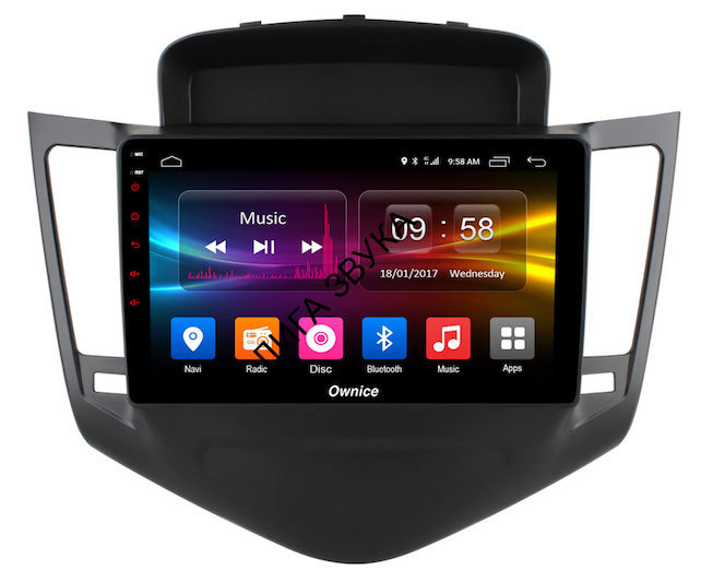 Штатная магнитола Chevrolet Cruze 2009-2013 Carmedia (Ownice C500) OL-9222-MTK Android 4G LTE