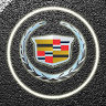 LED-подсветка двери Carsys RX-S11 Cadillac SRX, ATS, XTS в штатное место с логотипом авто 