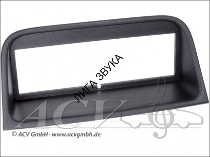 Переходная рамка для магнитолы Peugeot 406 black ACV 291040-04