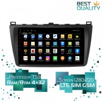 Штатная магнитола Mazda 6 2007-2012 Parafar PF012AHD Android