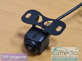 Универсальная автомобильная камера с углом обзора 200 градусов Carmedia CME-7566F Eagle Eye Night Vision Автомобильная камера CARMEDIA CME-7566F Eagle Eye Night Vision (ночная съёмка) угол 200 градусов