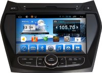 Штатная магнитола Hyundai Santa Fe, iX-45 2012+ CarMedia KR-8022-S10 поддержка High-Tech / Sport