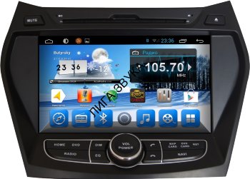 Штатная магнитола Hyundai Santa Fe, iX-45 2012+ CarMedia KR-8022-S10 поддержка High-Tech / Sport CarMedia KR-8022-T8 - Штатная магнитола Hyundai Santa Fe 2012+ (DM), Grand Santa Fe 2014+ , 8", 1024x600, 8-ЯДРА, Android 7.1