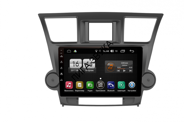 Штатная магнитола Toyota Highlander 2007-2013 FarCar L035R s175 Android  
