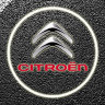LED подсветка двери Carsys RX-S17 Citroen в штатное место с логотипом авто