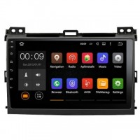 Штатная магнитола Toyota Land Cruiser Prado 120 2002-2009 с штатным усилителем Roximo RX-1105-Y 4G Android