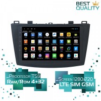 Штатная магнитола Mazda 3 2009-2012 Parafar PF034AHD Android