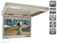 Потолочный автомобильный монитор 20,1" с HDMI и встроенным медиаплеером AVel AVS2020MPP (бежевый)
