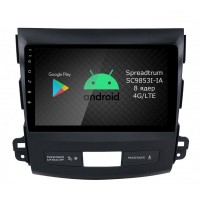 Штатная магнитола Mitsubishi Outlander XL 2006-2012 / Citroen C-Crosser 2007-2012 / Peugeot 4007 2007-2012 Roximo RI-2606 Android 4G модем