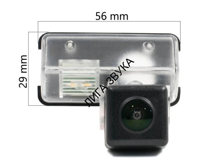 Штатная камера заднего вида Carmedia CMD-099 AHD/CVBS с переключателем HD и AHD Toyota, Citroen, Peugeot  