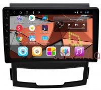 Штатная магнитола SsangYong Actyon 2011-2013 Carwinta CF-3370B Android 9.0  