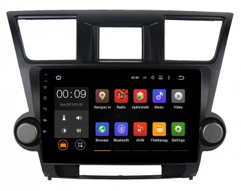 Штатная магнитола Toyota Highlander 2007-2013 Roximo RX-1122 4G LTE Roximo 4G RX-1122 - Штатная магнитола Toyota Highlander (2007-2013) 