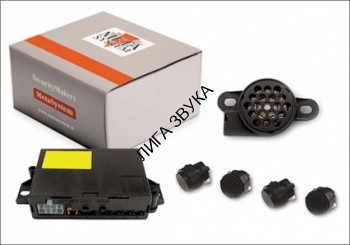 Парковочный комплекс MetaSystem Active Park 8/14 Black Rear / Front на 8 датчиков внешних (задние + передние с кнопкой) MetaSystem Active Park 8/14 - модель универсального датчика парковки для установки в бампер с 8-мя сенсорами