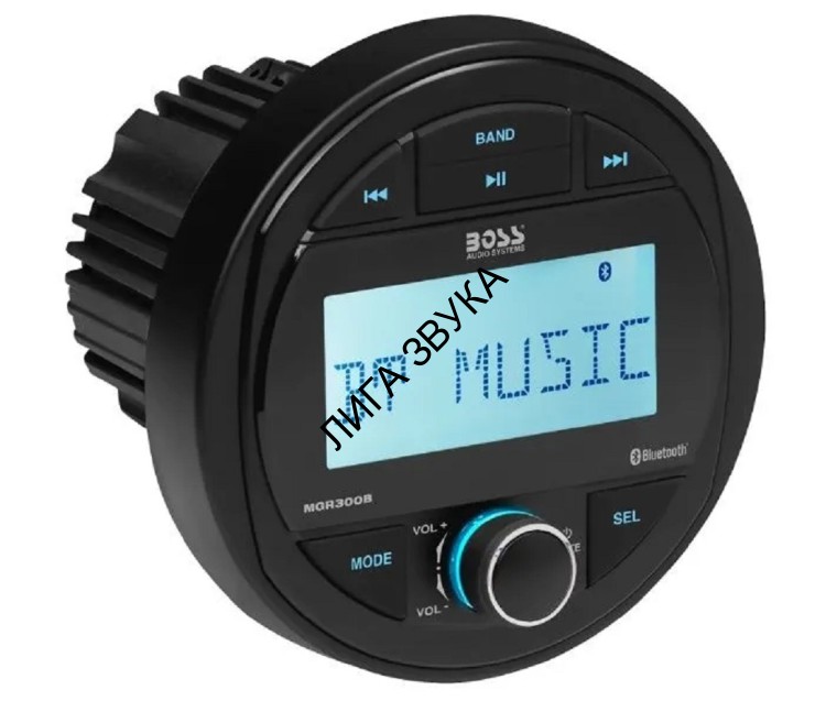 Морская магнитола Boss Audio MGR300B (60W x 4, Bluetooth, USB, Aux, FM, IPX5)