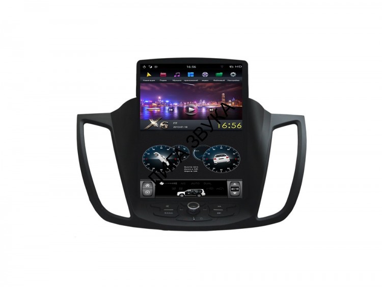 Штатная магнитола Ford Kuga 2013-2016 FarCar ZF362 Tesla Style