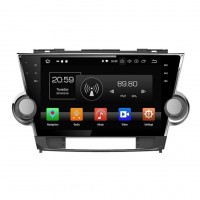 Штатная магнитола Toyota Highlander (U40) 2007-2013 CarMedia KD-1037 Android 9.0 DSP