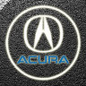 LED подсветка двери Carsys RX-S24 Acura в штатное место с логотипом авто