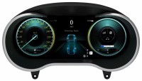 Штатная электронная LCD панель приборов Mercedes-Benz GLC X253 2014-2018  Radiola 1301GLС