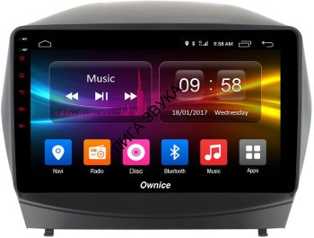 Штатная магнитола Hyundai ix35 2009-2015 Carmedia (Ownice C500) OL-1702-MTK Android 6.0 4G LTE Штатная магнитола для Hyundai ix 35 2009-2015 Carmedia (Ownice C500) OL-1702 на Android 6.0 cо встроенным 4G модемом, 8-ЯДЕР и 2ГБ-32ГБ памяти
