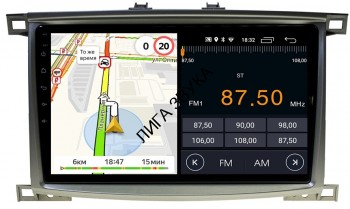 Штатная магнитола Toyota Land Cruiser 100 2002-2007 без штатного экрана Parafar PF450LTX Android Штатная магнитола Toyota Land Cruiser 100 2002-2007 без штатного экрана Parafar PF450LTX Android
