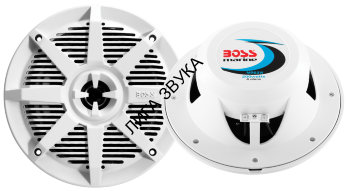 Коаксиальная акустическая система для водного транспорта Boss Audio MR62W Marine Boss Audio MR62W - АС 6.5", морская серия, пиковая мощность 200 Вт, максимальная мощность 100 Вт за пару, 2-полосная коаксиальная, белый