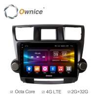 Штатная магнитола Toyota Highlander 2007-2013 U40 Carmedia (Ownice C500) OL-1616