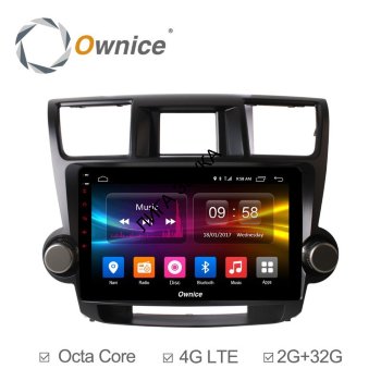 Штатная магнитола Toyota Highlander 2007-2013 U40 Carmedia (Ownice C500) OL-1616 Штатная магнитола для Toyota Highlander U40 2007-2014 - Carmedia (Ownice C500) OL-1616 на Android 6.0 cо встроенным 4G модемом, 8-ЯДЕР и 2ГБ-32ГБ памяти