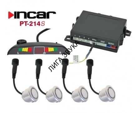 Парковочный радар INCAR PT-214S (Silver)