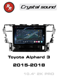 Штатная магнитола Toyota Alphard H30 2015-2018 RedPower 85555PRO