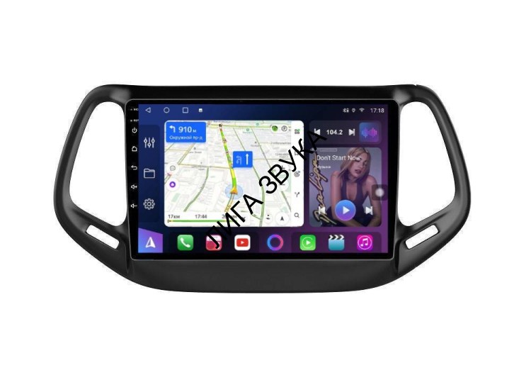 Штатная магнитола Jeep Compass 2017+ FarCar XL1008M Android 4G SIM DSP