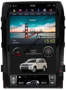 Штатная магнитола Toyota Land Cruiser 200 2007-2015 CarMedia ZF-1816H-DSP Tesla (для авто с монитором) Штатная магнитола Toyota Land Cruiser 200 2007-2015 CarMedia ZF-1816H-DSP Tesla 