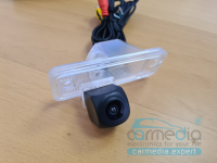 Цветная штатная камера заднего вида Hyundai Santa Fe (c 2012 г.), Creta CarMedia CM-7246KB CCD-sensor Night Vision
