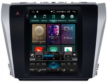 Штатная магнитола Toyota Camry 2015-2018 V55 Roximo RT-1117 Tesla Style Android Штатная магнитола для Toyota Camry 2015-2018 - Roximo RT-1117 ("Тесла-Стиль"), Android 11, ТОП процессор, 6-128, встроен 4G модем
