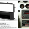 Переходная рамка Alfa Romeo 159 (939) 2005-2011,  Brera (939) 2005-2010, Spider (939) 2006-2010 (с карманом) Carav 11-187