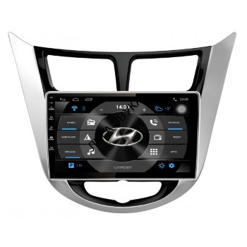 Штатная магнитола Hyundai Solaris 2010-2017 Subini HYD901 K6 Android 6.0 / 9.0 Штатная магнитола Hyundai Solaris Subini HYD901Y 