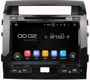 Штатная магнитола Toyota Land Cruiser 200 2007-2015 Incar AHR-2280 INCAR AHR-2280 - Штатная магнитола Toyota Land Cruiser 200  Android 4.4.4 