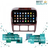 Штатная магнитола Mercedes S класс 1998-2005 кузов w220 без DVD Parafar PF211AHD Android